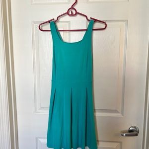 Women’s Express sleeveless A-line dress in sea green - Small